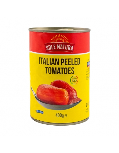 Sole Natura Italiaanse gepelde tomaten 400G