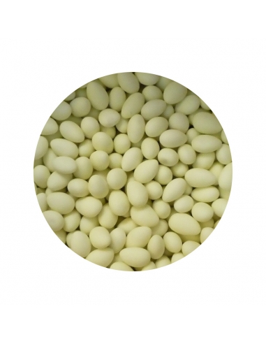 Lolliland sucre enduit d'amandes jaunes 180 pièces 1kg