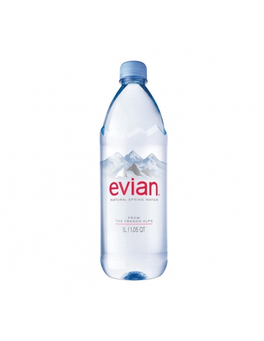 Evian Mineral Water Pet 1LTR x 12