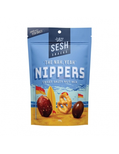 Snack sesh nippers dolce mix di noci salato 130 g x 12