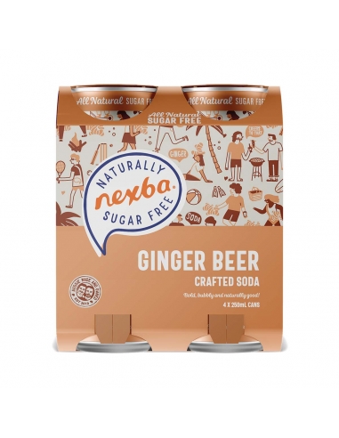 Nexba Crafted Soda Ginger 250ml x 24