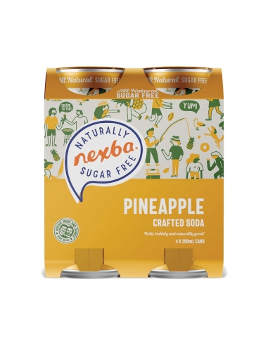 Ananas soda artigianale nexba 250 ml x 24