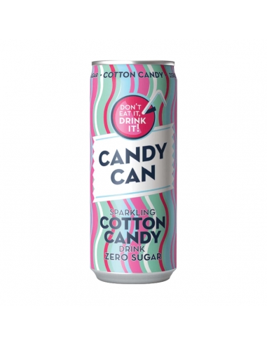 Candy kan sprankelende suikerspin 330 ml x 12