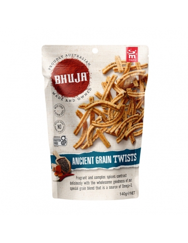 Bhuja Ancient Grain Twists 140g x 12