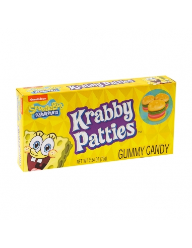 Krabby Patties Colors Gummy Candy 72g x 12