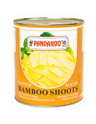 Pandaroo Bamboo ShootsスライスしたA10缶