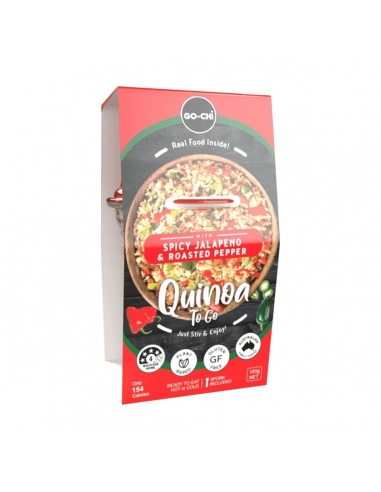 Quinoa go-chi con jalapeno piccante e pepe arrosto 185g x 1