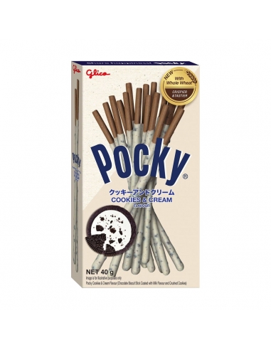 Glico Pocky Stick Cookies n Callas de crema 40 g x 10