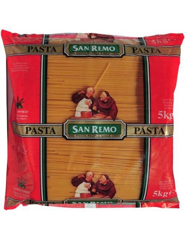 San Remo Macaroni Co Spaghetti No 5 5kg x 1