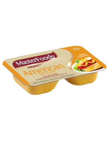 Masterfoods Moutarde américaine pressée 10 g x 100