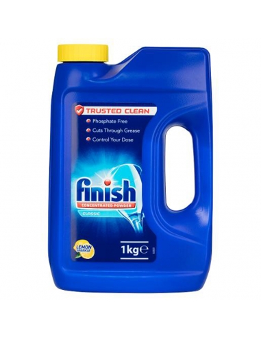 Finish Dishwasher Powder Concentrate Lemon 1kg x 1