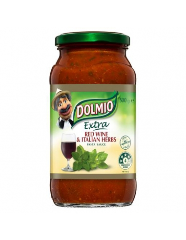 Dolmio pasta salsa vino rosso e erba italiana 500 gm