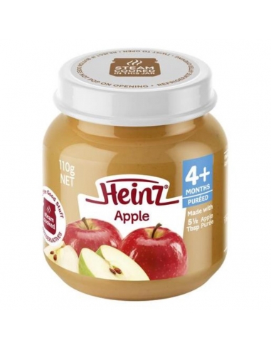 Heinz Baby Food Apple 4 mois 110 gm x 6