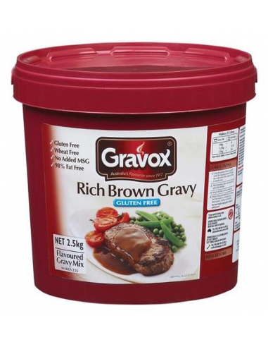 Gravox Gravy Rich Brown Gluten Free 2 5 kg