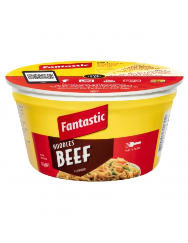 Fantastyczny makaron miski wołowina 85G