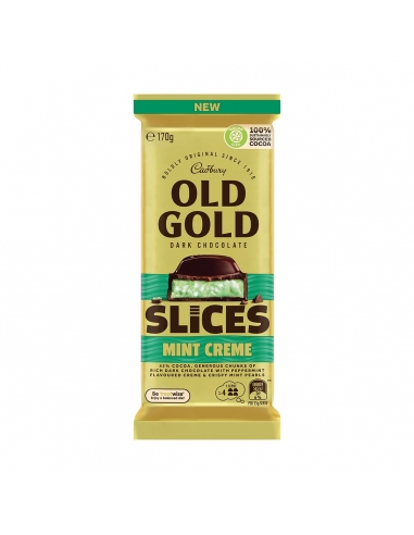 Cadbury Old Gold Slice Mint Creme 170G x 16