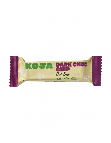 Barras de avena con chispas de chocolate negro Koja 60 g x 12