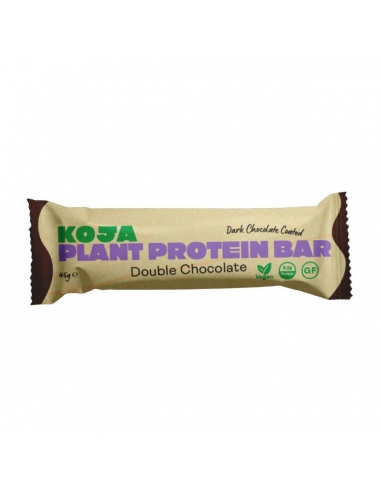 Koja Plant Protein Bar Dubbele chocolade 45 g x 16