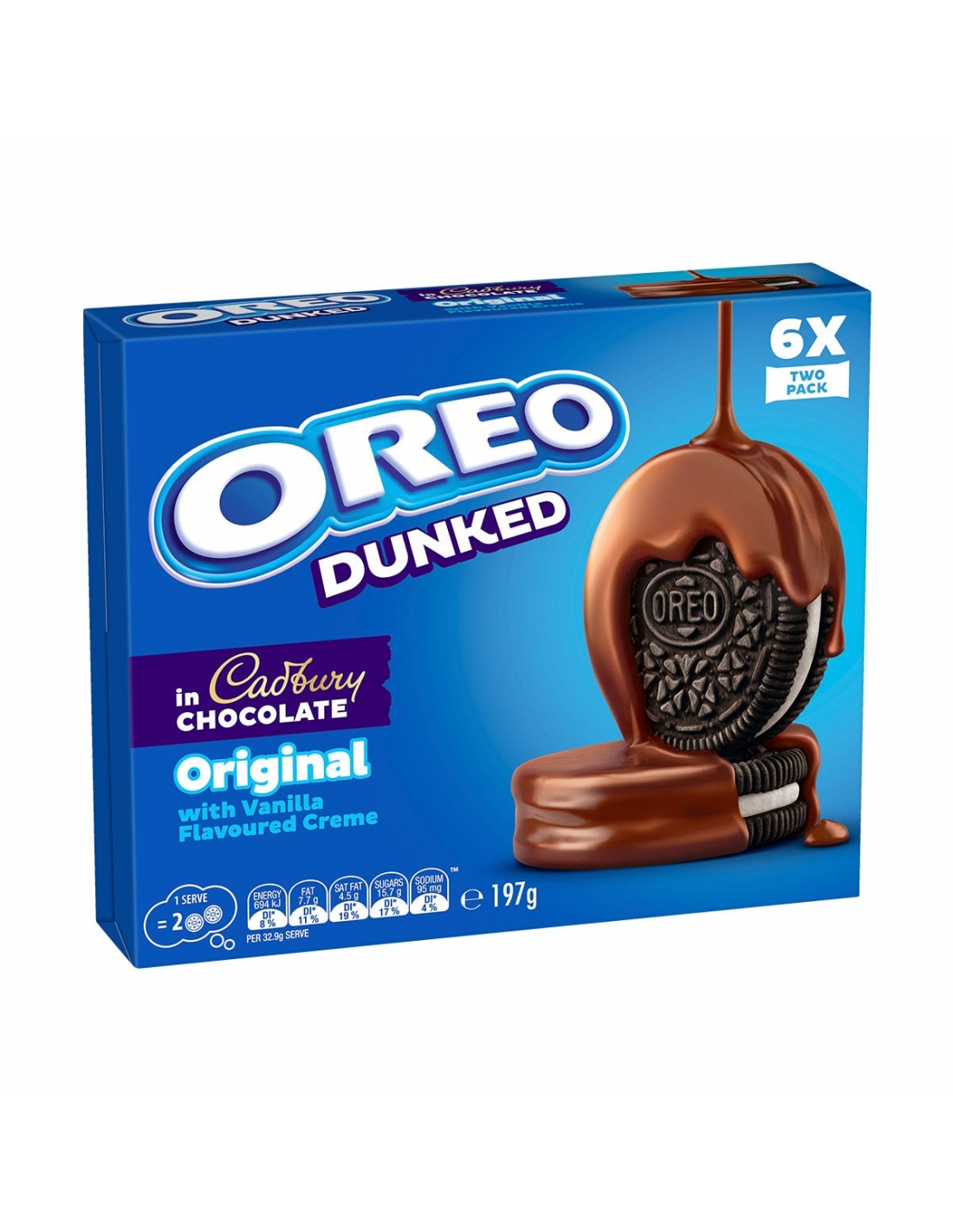 Oreo Dunked In Cadbury Chocolate Original 197g x 1