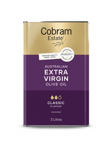 Cobram Estate经典澳大利亚特级初榨橄榄油3L