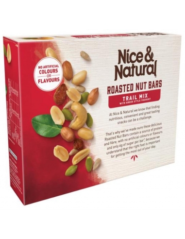 Barra de nueces de mezcla de senderos agradable y natural 192 gm x 8