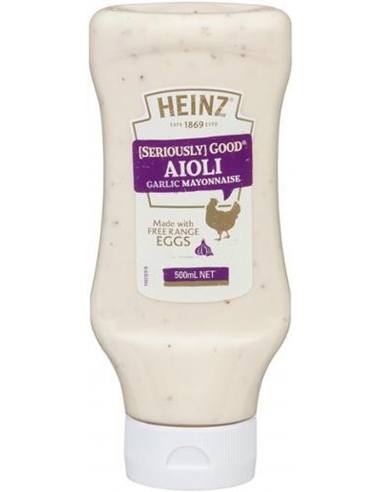 Heinz seriamente buono aioli squeezy 500ml