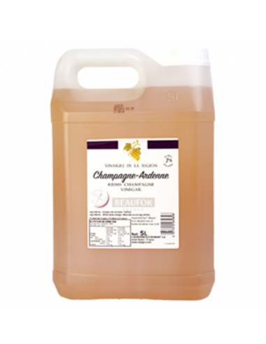 Beaufor aceto champagne 5 lt bottiglia