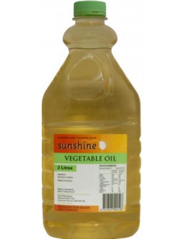 Sunshine Oil Vegetable Blended 2 Lt x 1