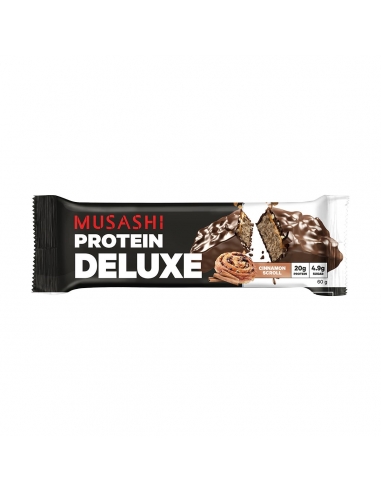 Musashi Protein Deluxe 60g x Zimt Scroll 60g x 12