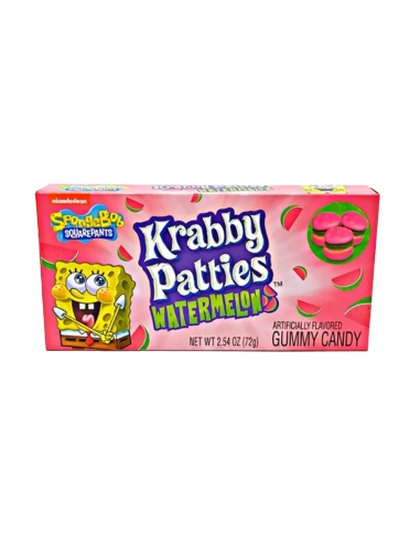 Krabby Pastetchen Wassermelone Gummion Süßigkeitenbeutel 72G x 12