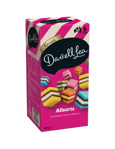 Darrell Lea Allsorts Liquorice Gift Box 850g x 6