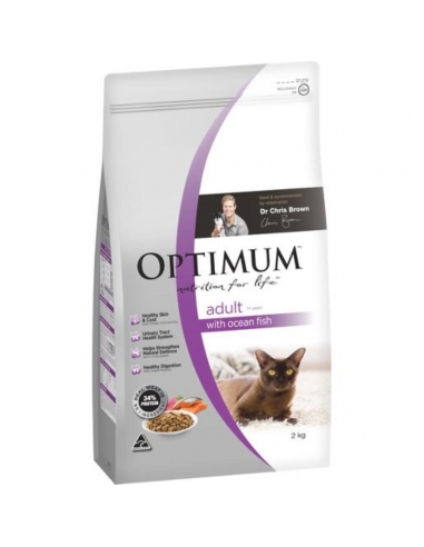 Cat adulte optimal poisson océan 2kg x 4