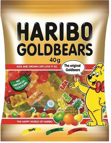 Haribo Sucettes d'or 40gm x 18