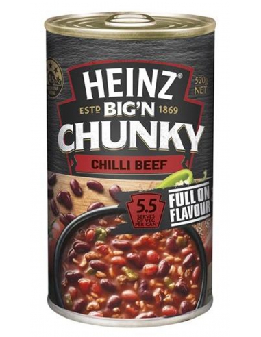 Heinz スープ Chunky チリビーフ 520gm