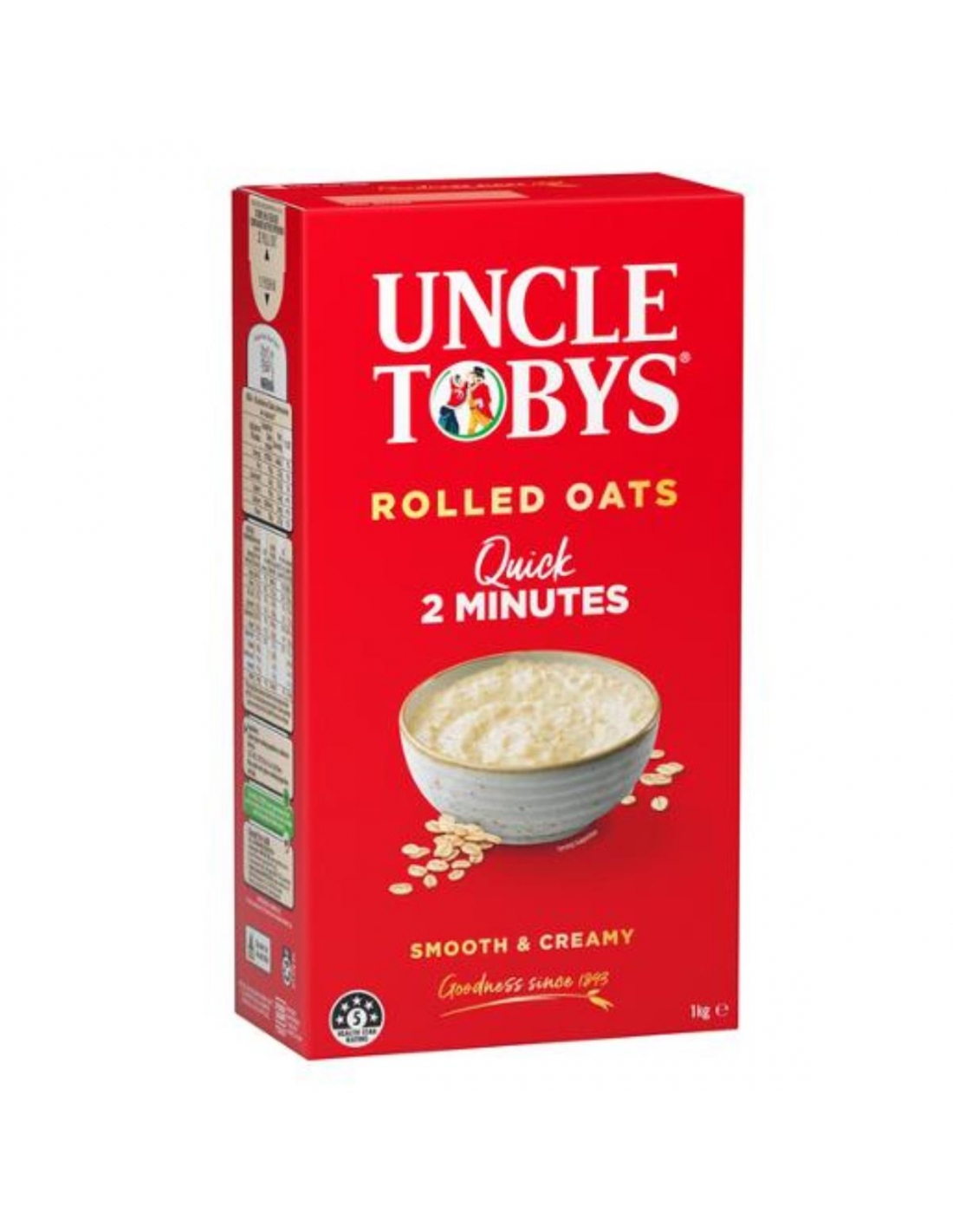 Uncle Toby Quick Oats Breakfast Cereal 1kg