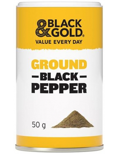 Black & Gold Gemalen zwarte peper 50 gram