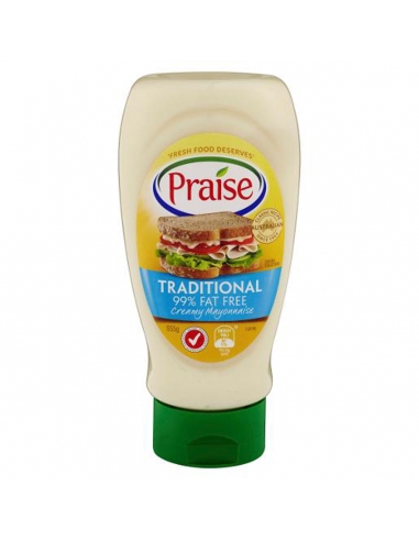 Praise 99% de graisse de la mayonnaise libre 555gm