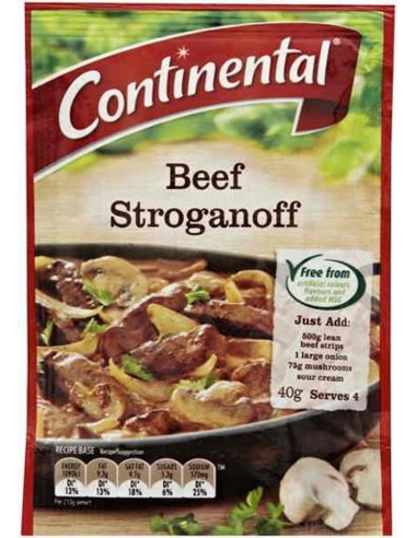 Base di ricetta alla Stroganoff di manzo continentale 40 g 