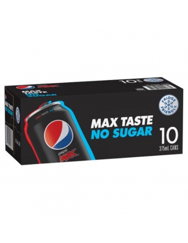 Pepsi Canettes Max Cola 375 m x 10