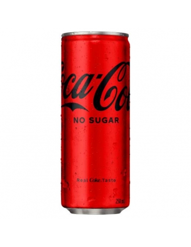 Coca Cola Senza zucchero lattina 250ml x 24