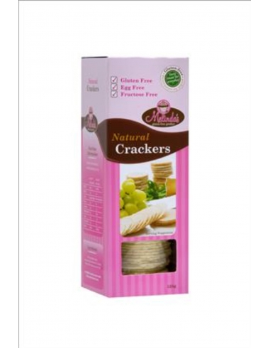 Melinda's Biscuits Water Crackers Natural Gluten Gratuit 125 Gr Packet