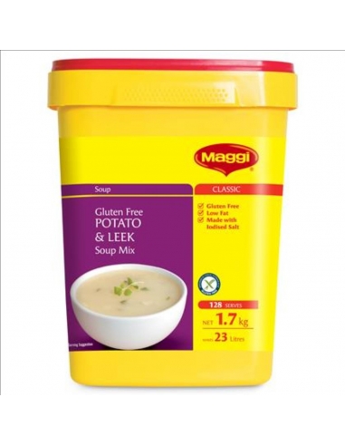 Maggi Zupa Ziemniaczano-Porowa Bezglutenowa Wiadro 1,7 Kg