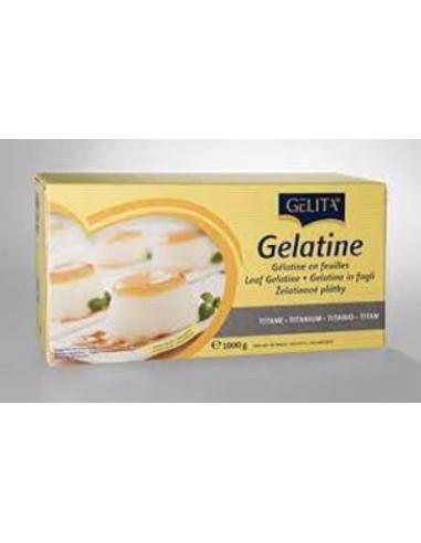 Gelita Feuilles de gélatine Titanium 1 Kg Packet