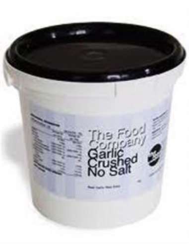 The Food Company Garlic Crushed No Salt Gluten Free 2 Kg Pail