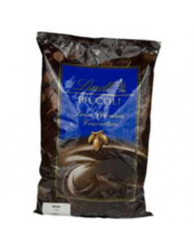 Lindt Chocolade Couverture Piccoli Puur Bitterzoet 58% 2,5 Kg Pakket