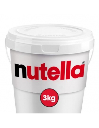 Nutella Spread cioccolato nocciola 3 Kg Jar