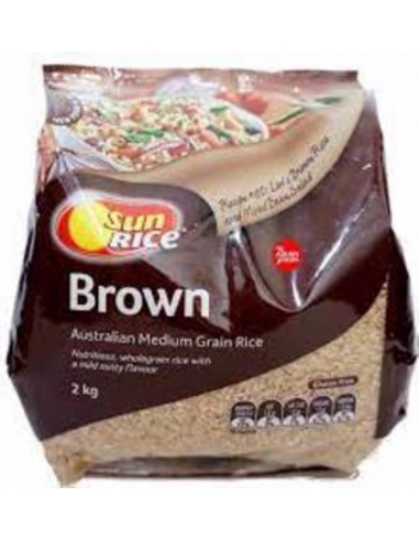 Sunbrown Ryż brązowy, opakowanie 2 kg