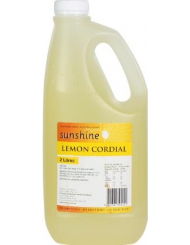 Sunshine Cordial Lemon 25% Sok Butelka 2 L