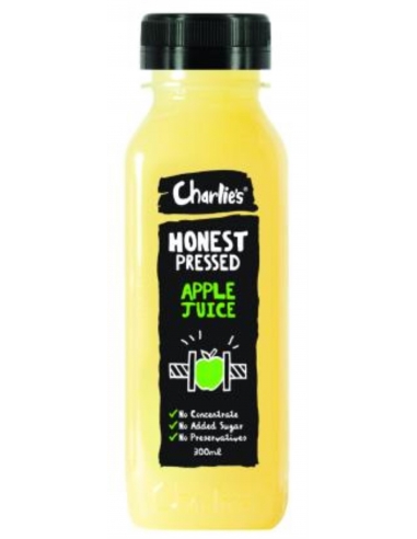 Charlie's Juice Apple Charlies Honest 100% 12 X 300ml Carton