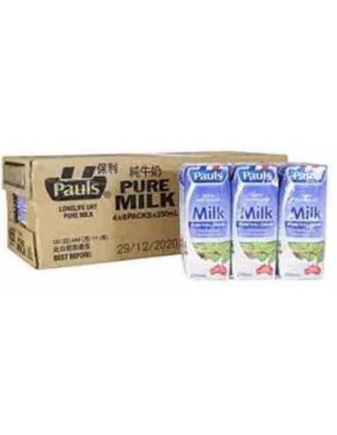 Pauls Melk UHT volle room, doos van 24 x 200 ml